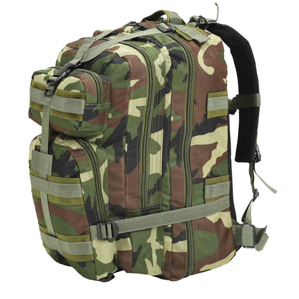 VidaXL armeijatyylinen reppu 50 L – maastokuvio