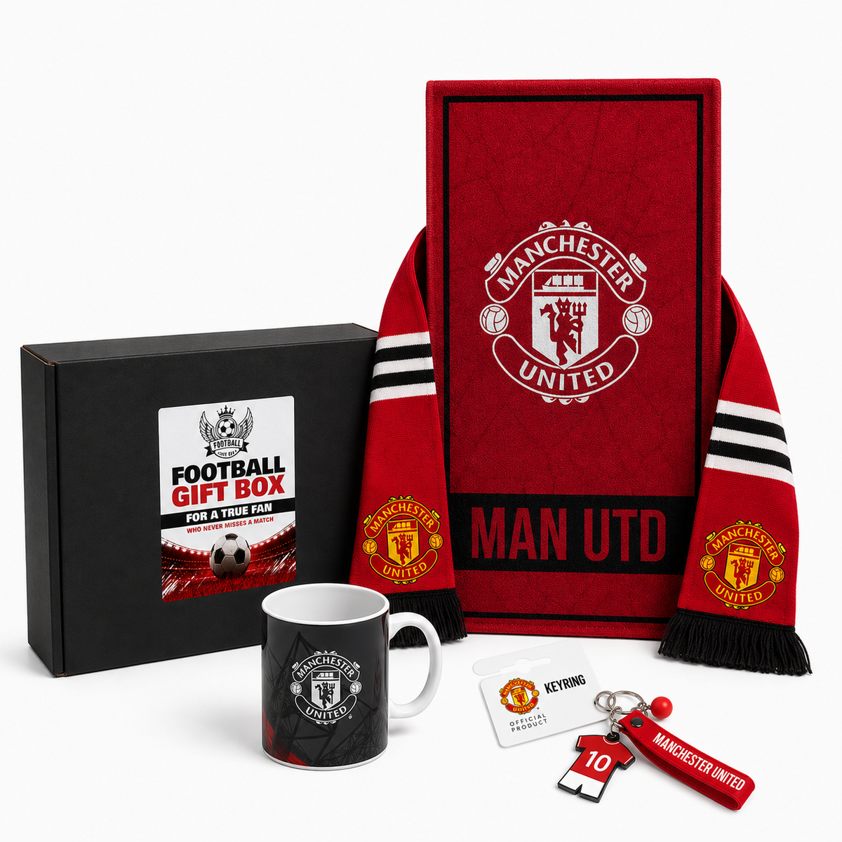 Jalkapallofanin lahjasetti Manchester United