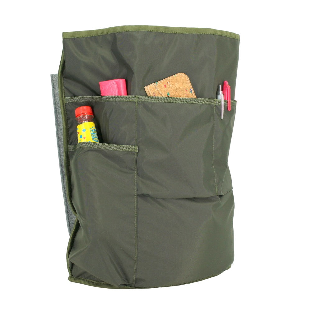 Cafe Backpack with G-hook - Khaki & Beige