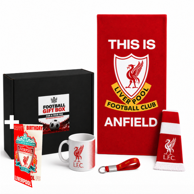 Jalkapallofanin lahjasetti Liverpool FC