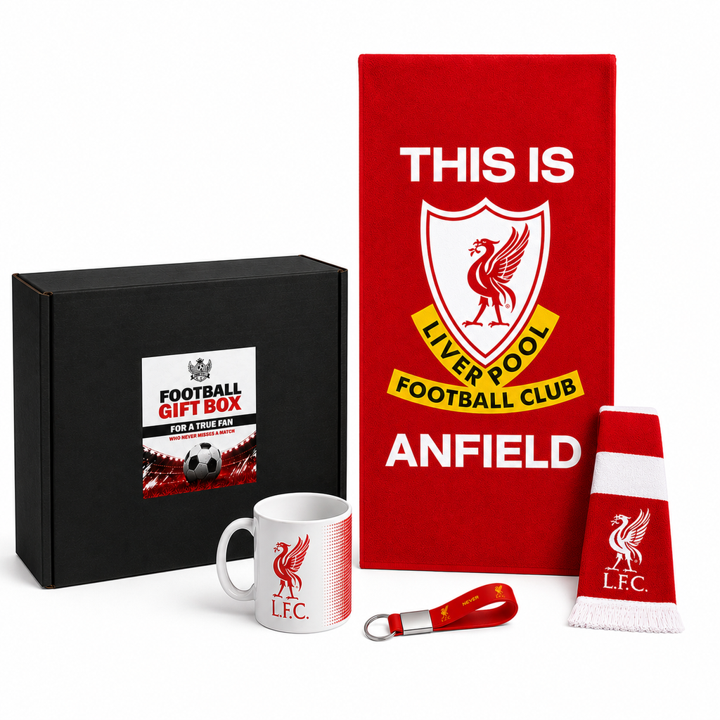 Jalkapallofanin lahjasetti Liverpool FC