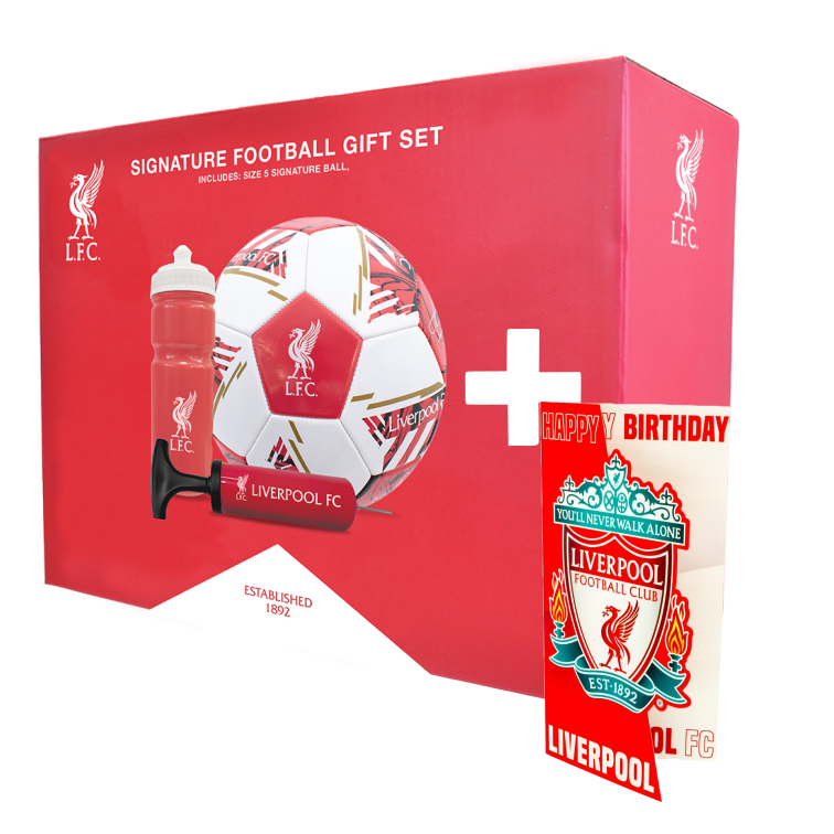 Liverpool FC jalkapallofanin lahjasetti