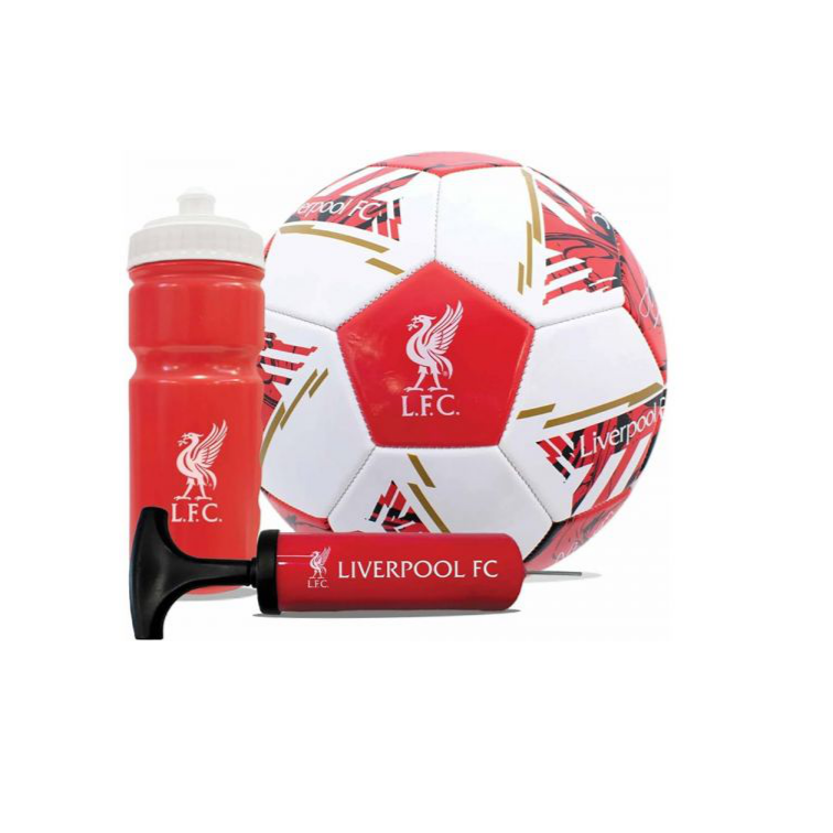 Liverpool FC jalkapallofanin lahjasetti
