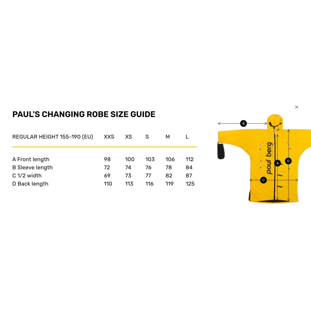 Paul Nordic Changing Robe - Black
