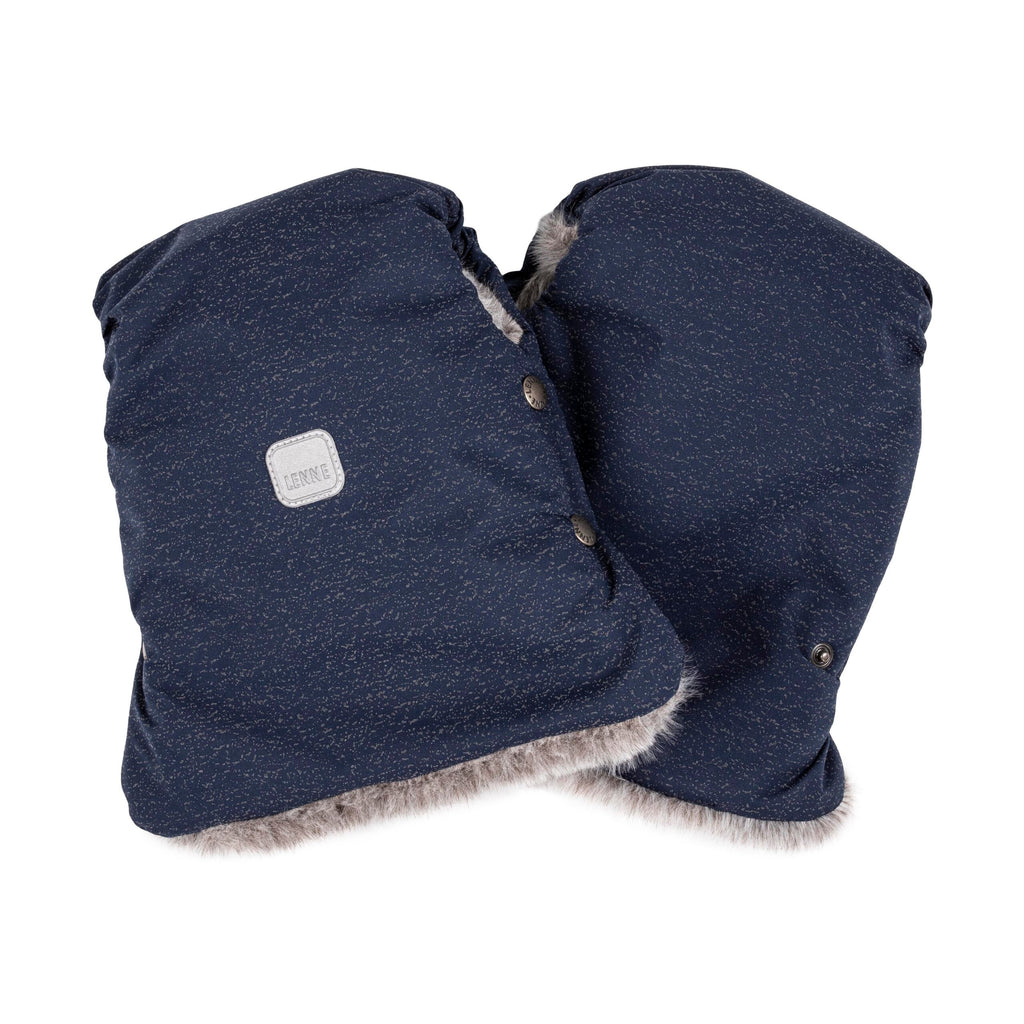 Reflective Stroller Mittens – Blue